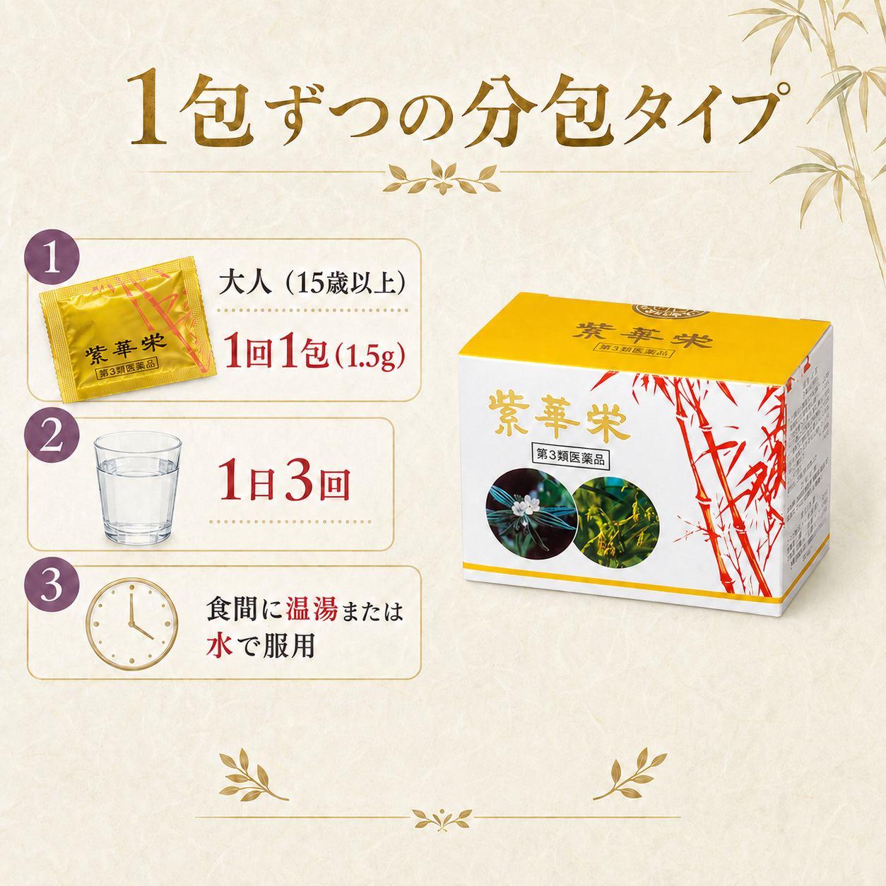 紫華栄(しかろん) 【第3類医薬品】
